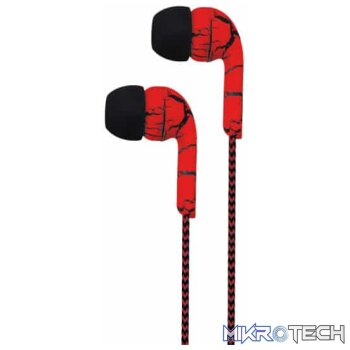 In-Ear Stereo Wired Earphones with Mic  EB200 Red